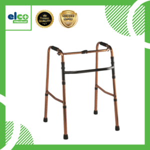 2-in-1 Walking Frame - Reciprocal & Static, Foldable and Adjustable