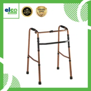2-in-1 Walking Frame - Reciprocal & Static, Foldable and Adjustable