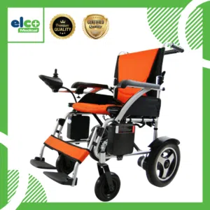 Elco Electric Wheelchair DY01114LA-46 - Lightweight, Foldable, and Powerful