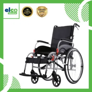 SOMA Agile DAF Lightweight Wheelchair - Adjustable, Foldable, and Durable