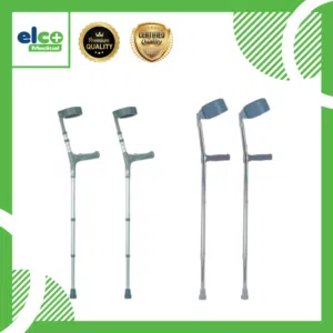 Double Adjustable Elbow Crutches - Comfortable and Durable Support