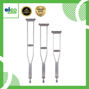 Elco Shoulder Crutches - Adjustable Sizes for Youth, Adult, and Tall Adult